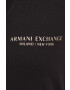 Armani Exchange Bavlnené tričko čierna farba - Pepit.sk