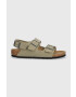 Birkenstock Detské sandále Milano 1023440-sand dámske béžová farba - Pepit.sk