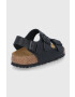 Birkenstock Kožené sandále Milano 34193.Milano-Black dámske čierna farba - Pepit.sk