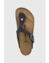 Birkenstock Kožené žabky Gizeh 845251-Oil.Blk čierna farba - Pepit.sk