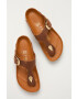 Birkenstock Kožené žabky Gizeh Big Buckle 1018745-Cognac - Pepit.sk