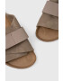 Birkenstock Semišové šľapky pánske béžová farba - Pepit.sk