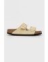 Birkenstock Semišové šľapky Arizona pánske zelená farba 1025657 - Pepit.sk