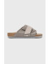 Birkenstock Semišové šľapky KYOTO pánske čierna farba 1020388 - Pepit.sk