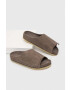 Birkenstock Semišové šľapky x Fear Of God 1024729-dgrey pánske šedá farba - Pepit.sk