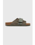 Birkenstock Semišové šľapky X PAPILLIO Arizona Kyoto zelená farba 1023831 - Pepit.sk