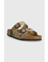 Birkenstock Šľapky ARIZONA SFB pánske zelená farba 1024651 - Pepit.sk