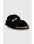 Birkenstock Vlnené papuče Arizona BB Shearling 1023105.BLK-BLACK čierna farba - Pepit.sk