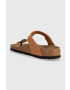 Birkenstock Žabky 1025062-gbrown dámske hnedá farba na plochom podpätku - Pepit.sk