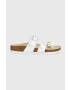 Birkenstock Žabky 0071053-white dámske biela farba na platforme - Pepit.sk