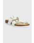 Birkenstock Žabky 0071053-white dámske biela farba na platforme - Pepit.sk