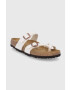 Birkenstock Žabky Mayari 1020664-White dámske krémová farba na plochom podpätku - Pepit.sk