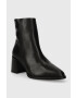 Calvin Klein Členkové topánky ALMOND ANKLE BOOT 55 - EPI MN MX dámske čierna farba na podpätku HW0HW01701 - Pepit.sk