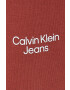 Calvin Klein Jeans Bavlnené tepláky pánske hnedá farba s potlačou - Pepit.sk