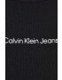 Calvin Klein Jeans Detský top čierna farba - Pepit.sk