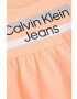 Calvin Klein Jeans Dievčenské šaty čierna farba mini áčkový strih - Pepit.sk