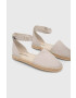 Calvin Klein Jeans Espadrilky ANKLE ESPADRILLE béžová farba YW0YW01027 - Pepit.sk