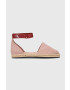 Calvin Klein Jeans Espadrilky ANKLE ESPADRILLE béžová farba YW0YW01027 - Pepit.sk