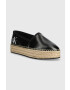 Calvin Klein Jeans Espadrilky ESPADRILLE FLATFORM čierna farba na platforme YW0YW01241 - Pepit.sk