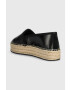 Calvin Klein Jeans Espadrilky ESPADRILLE FLATFORM čierna farba na platforme YW0YW01241 - Pepit.sk