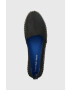 Calvin Klein Jeans Espadrilky FLATFORM ESPADRILLE SOFT NY čierna farba na platforme YW0YW00989 - Pepit.sk