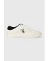 Calvin Klein Jeans Kožené tenisky CLASSIC CUPSOLE LOW ML LTH biela farba YM0YM00864 - Pepit.sk