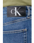 Calvin Klein Jeans Rifľové krátke nohavice - Pepit.sk