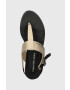 Calvin Klein Jeans Sandále FLAT TOEPOST SANDAL SATIN/HW - Pepit.sk