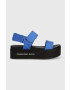 Calvin Klein Jeans Sandále FLATFORM SANDAL SOFTNY dámske na platforme YW0YW00965 - Pepit.sk