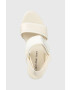 Calvin Klein Jeans Sandále WEDGE SANDAL BADGE dámske biela farba na kline YW0YW01028 - Pepit.sk