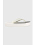 Calvin Klein Jeans Žabky BEACH SANDAL FLATFORM dámske biela farba na plochom podpätku YW0YW00716 - Pepit.sk