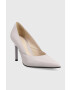 Calvin Klein Kožené ihličky GEO STILETTO PUMP 90 fialová farba HW0HW01769 - Pepit.sk