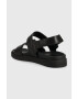 Calvin Klein Kožené sandále BACK STRAP SANDAL LTH pánske čierna farba HM0HM00946 - Pepit.sk