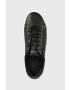 Calvin Klein Kožené tenisky Low Top Lace Up W/Zip Low Top Lace Up W/zip čierna farba - Pepit.sk