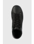 Calvin Klein Kožené tenisky HIGH TOP LACE UP INV STITCH čierna farba HM0HM01164 - Pepit.sk