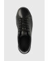 Calvin Klein Kožené tenisky HM0HM00869 LOW TOP LACE UP FESTIVE čierna farba - Pepit.sk