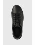 Calvin Klein Kožené tenisky LOW LACE UP LTH MONO čierna farba HM0HM01236 - Pepit.sk