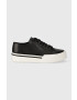 Calvin Klein Kožené tenisky LOW TOP LACE UP pánske čierna farba HM0HM01177 - Pepit.sk