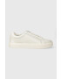 Calvin Klein Kožené tenisky LOW TOP LACE UP ARCHIVE STRIPE čierna farba HM0HM01292 - Pepit.sk