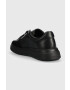 Calvin Klein Kožené tenisky LOW TOP LACE UP LTH čierna farba HM0HM01047 - Pepit.sk