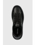 Calvin Klein Kožené tenisky LOW TOP LACE UP LTH čierna farba HM0HM01047 - Pepit.sk