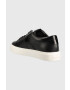 Calvin Klein Kožené tenisky LOW TOP LACE UP LTH čierna farba HM0HM01055 - Pepit.sk