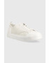 Calvin Klein Kožené tenisky LOW TOP LACE UP LTH biela farba HM0HM01045 - Pepit.sk