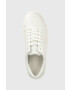 Calvin Klein Kožené tenisky LOW TOP LACE UP LTH SM biela farba HM0HM01018 - Pepit.sk