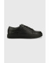 Calvin Klein Kožené tenisky LOW TOP LACE UP PB čierna farba HM0HM01019 - Pepit.sk