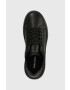 Calvin Klein Kožené tenisky LOW TOP LACE UP PET čierna farba HM0HM01288 - Pepit.sk