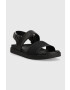 Calvin Klein Sandále BACK STRAP SANDAL MONO JQ pánske čierna farba HM0HM00970 - Pepit.sk