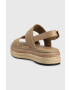 Calvin Klein Sandále FLATFORM WEDGE - HE dámske biela farba na platforme HW0HW01497 - Pepit.sk