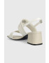 Calvin Klein Sandále SQUARED BLK HL SANDAL 45 HE biela farba HW0HW01635 - Pepit.sk