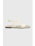 Calvin Klein Sandále SQUARED SANDAL HE dámske béžová farba HW0HW01496 - Pepit.sk